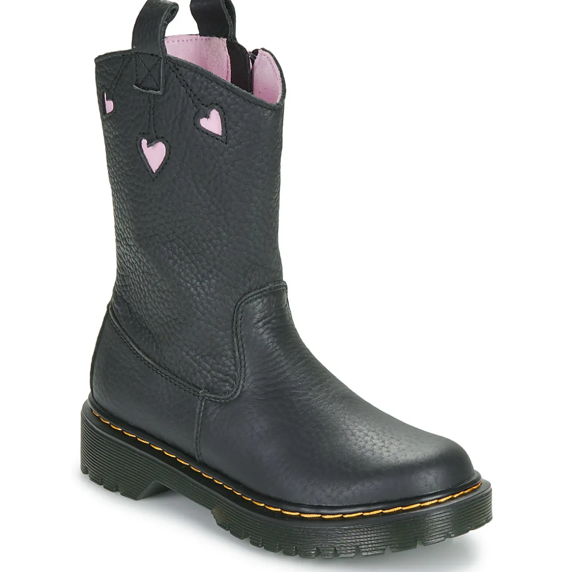 Bex Heart P-O Boot J Black Classic Nappa
