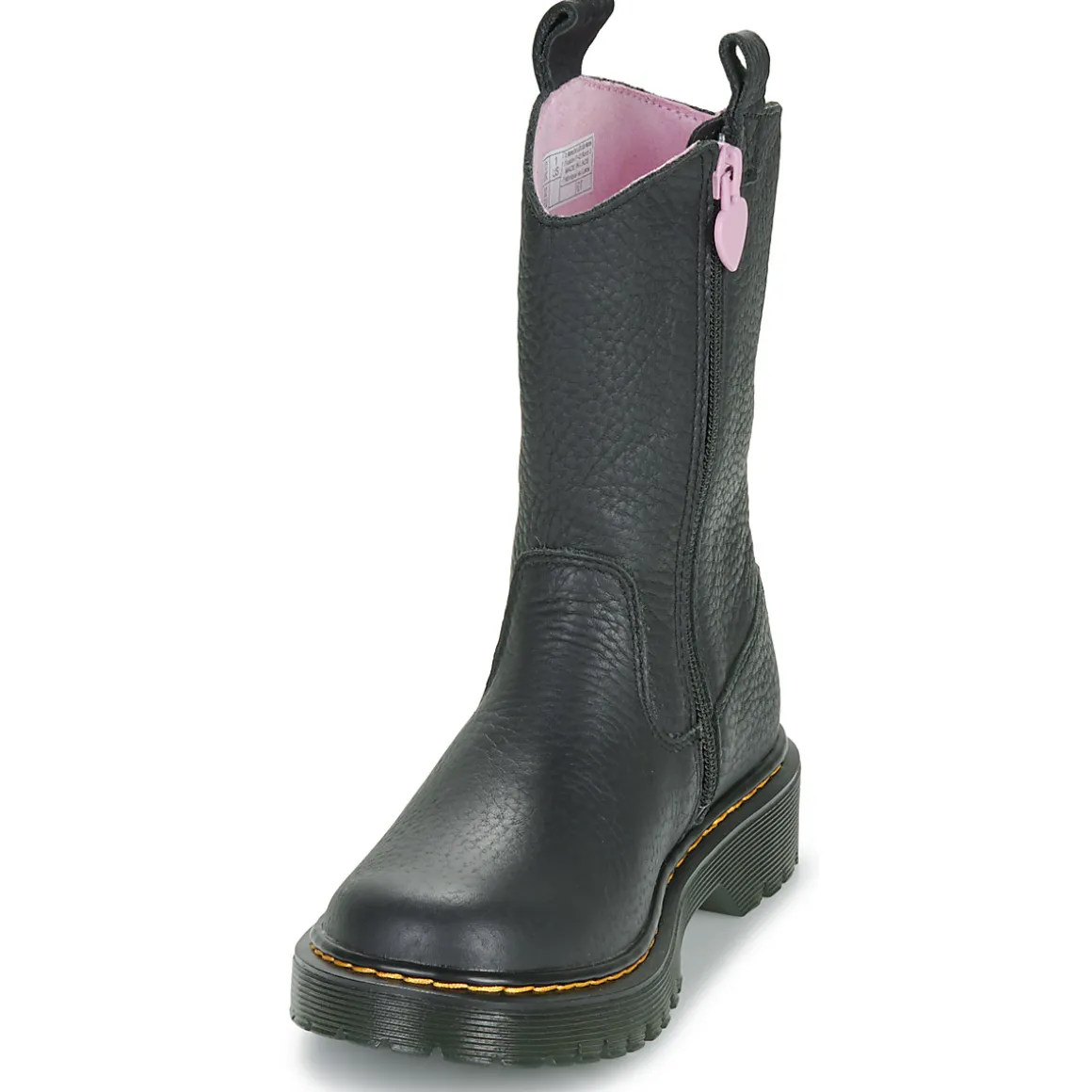 Bex Heart P-O Boot J Black Classic Nappa
