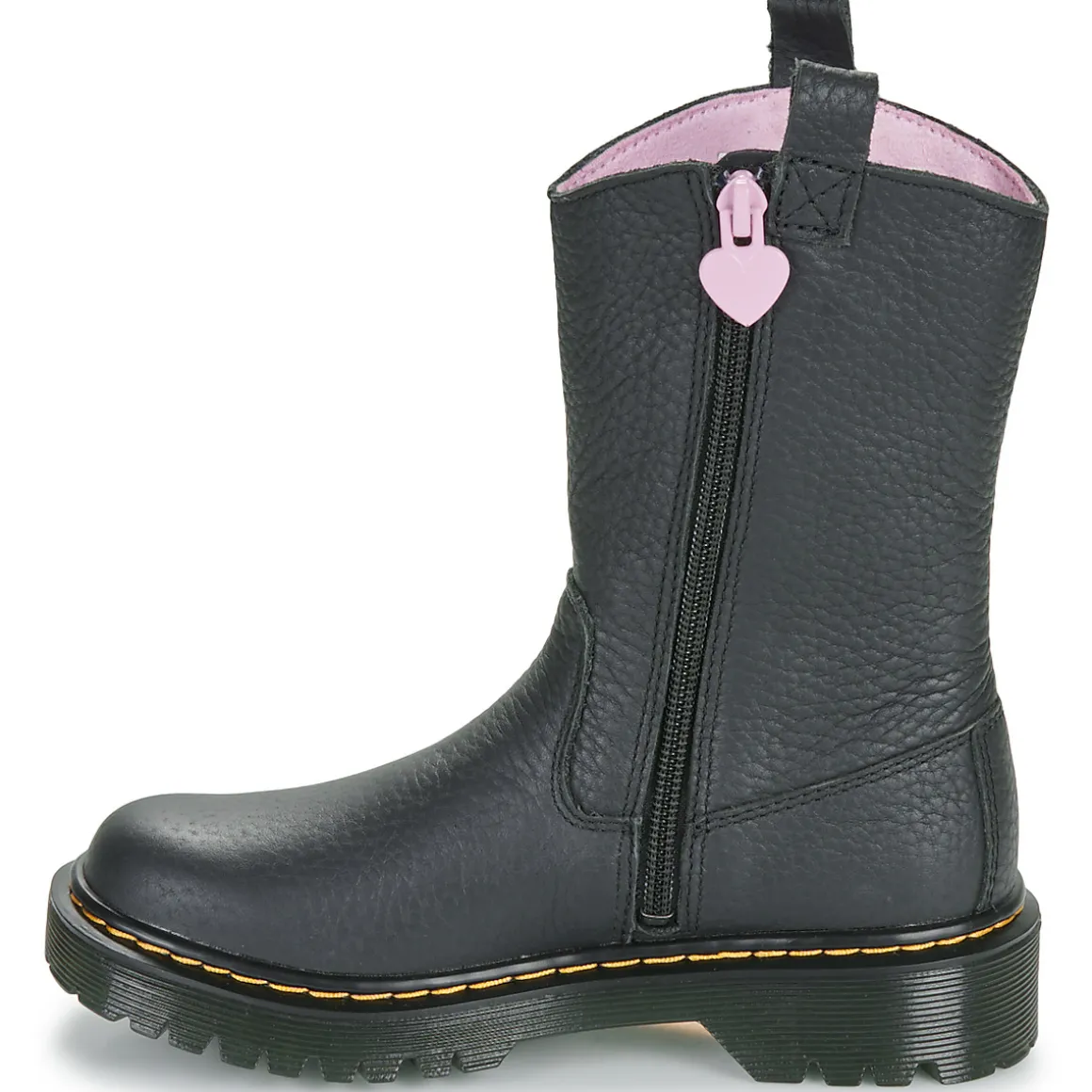 Bex Heart P-O Boot J Black Classic Nappa