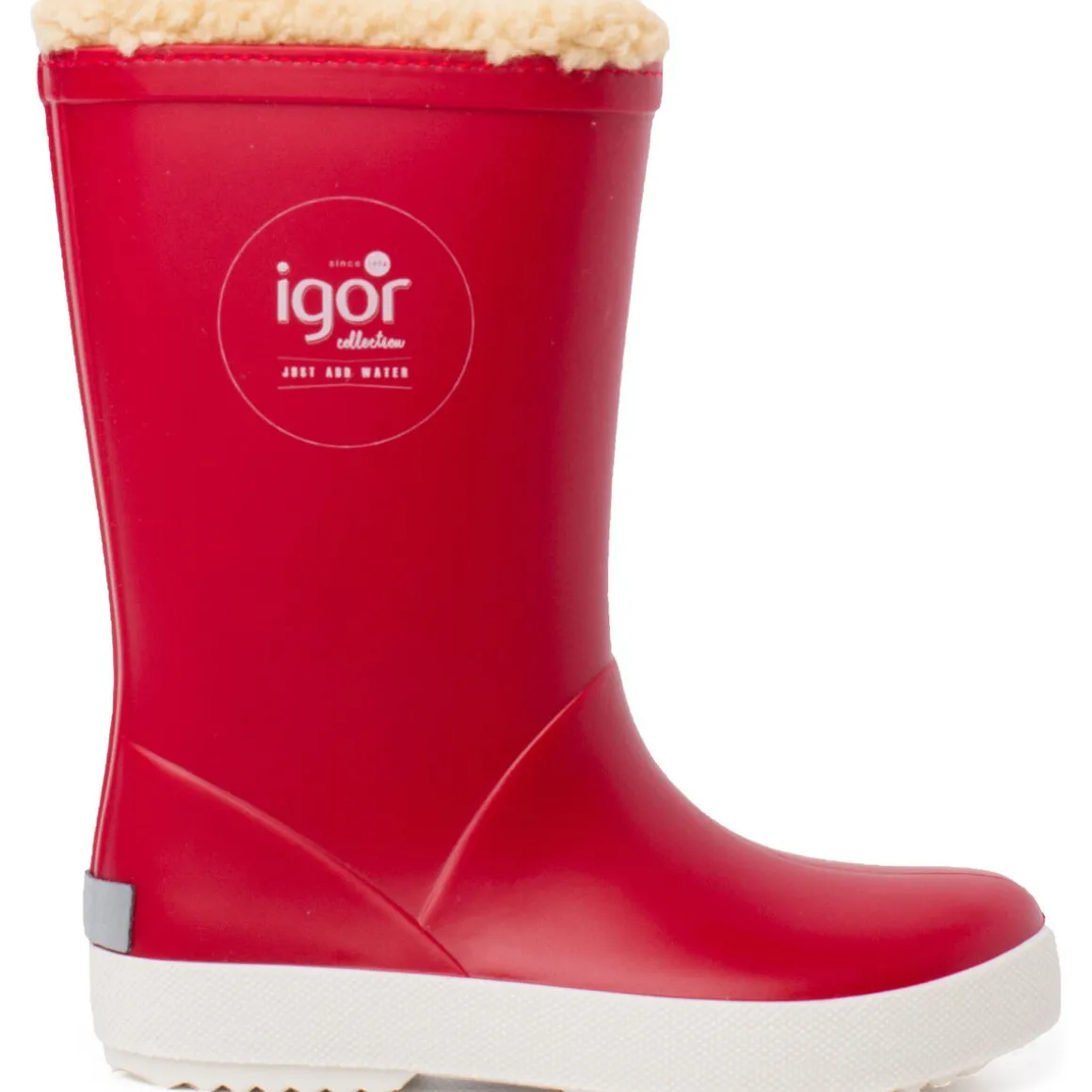Bottes De Pluie En Shearling Pour Enfants