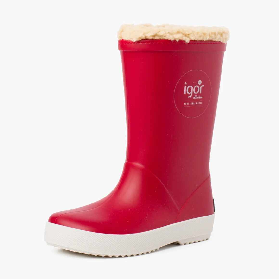 Bottes De Pluie En Shearling Pour Enfants
