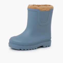 Bottes De Pluie Enfants Chelsea Imitation Fourrure Mouton