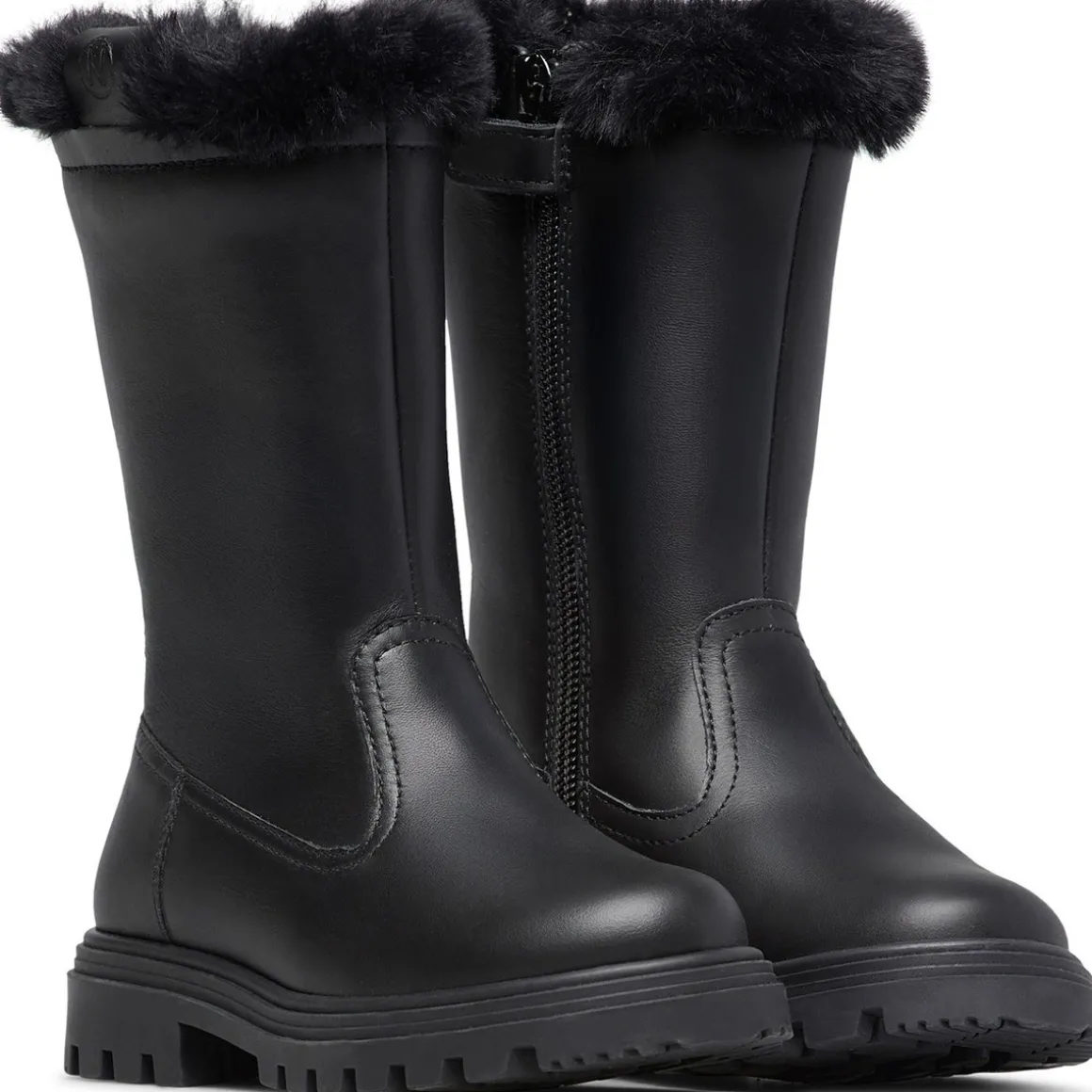 Bottes en cuir et synthétique RAINBI ZIP