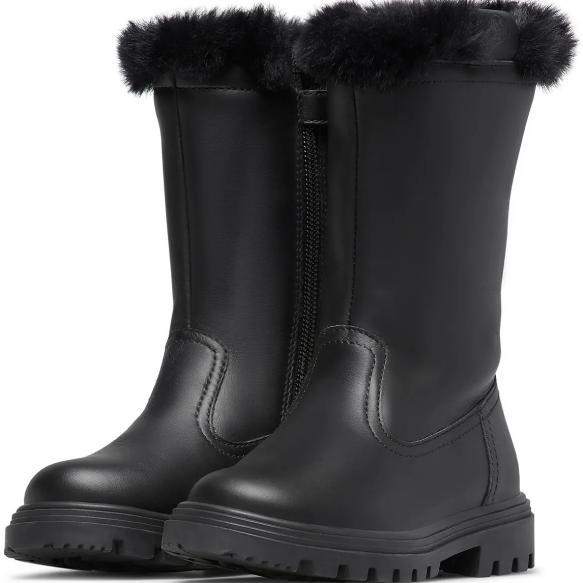 Bottes en cuir et synthétique RAINBI ZIP