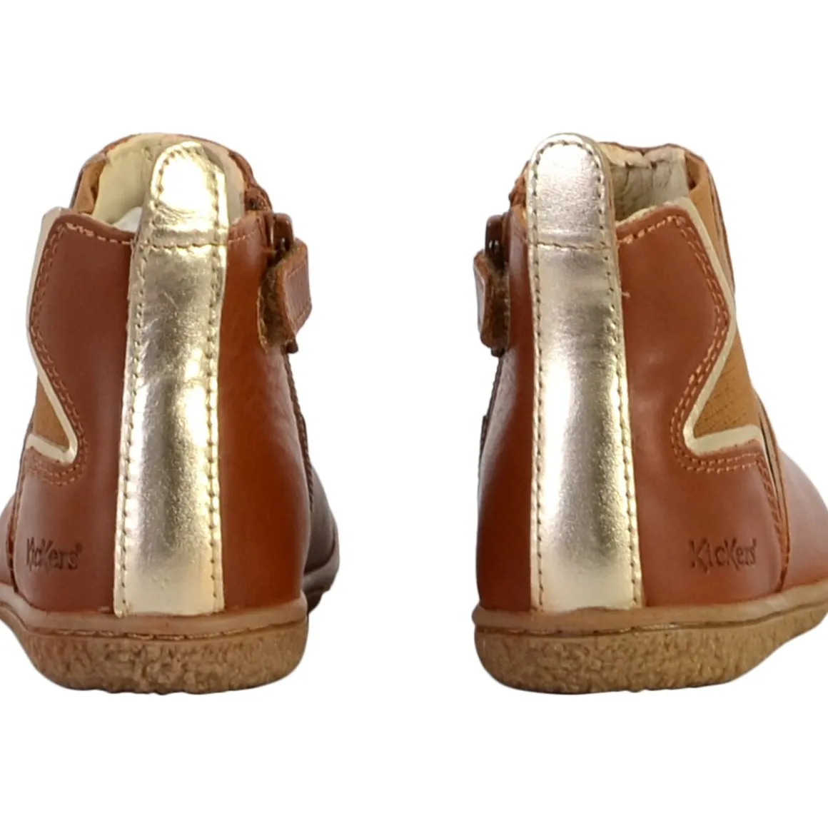 Bottine Cuir Junior Vermillon