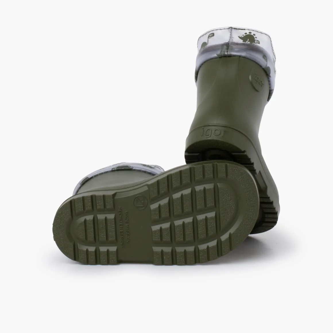 Bottines De Pluie Ajustables Dinosaure Barefoot