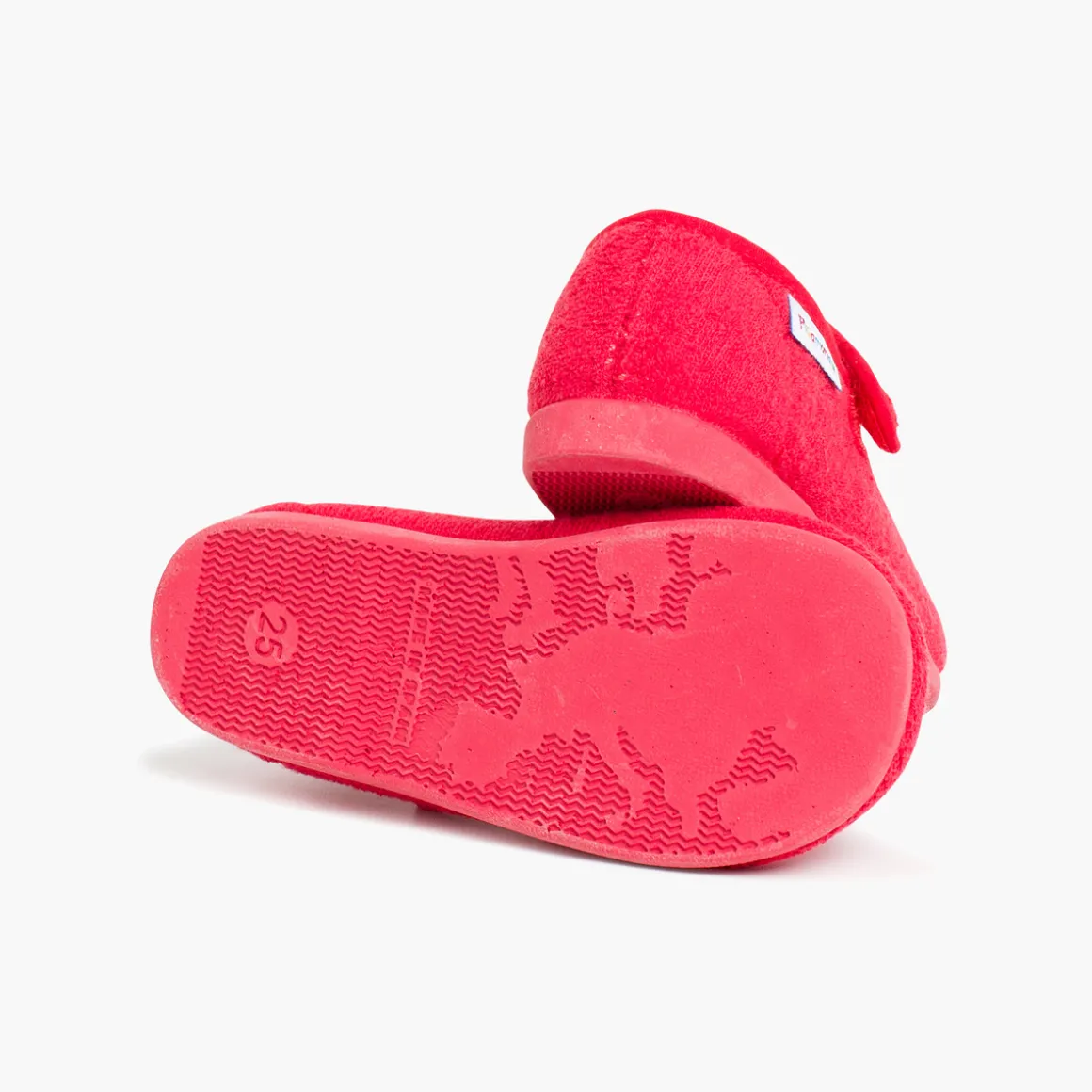Chaussons Babies En Tissu Éponge Avec À Scratch