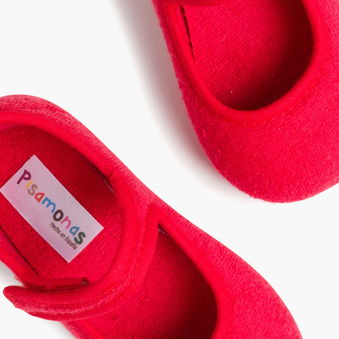 Chaussons Babies En Tissu Éponge Avec À Scratch