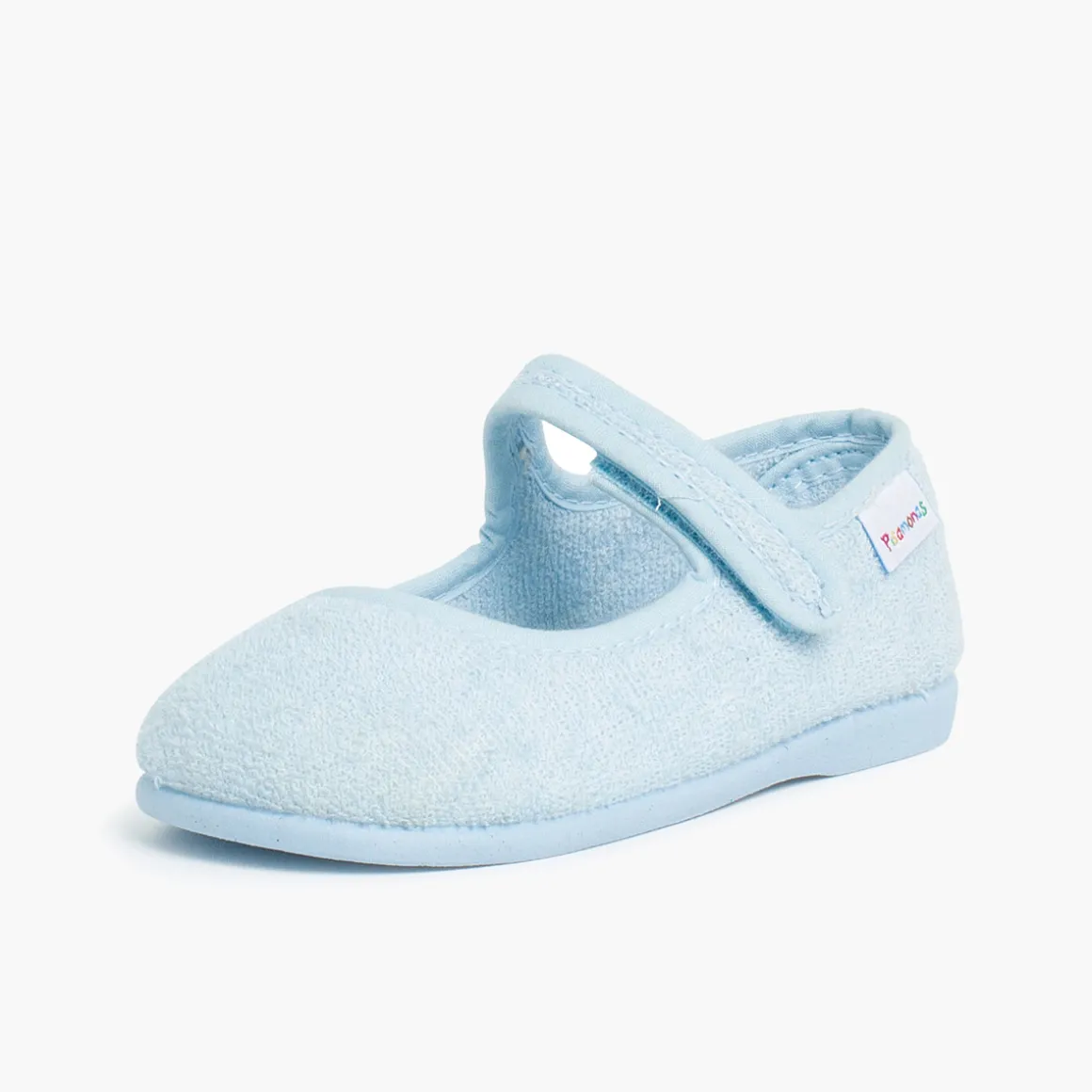 Chaussons Babies En Tissu Éponge Avec À Scratch