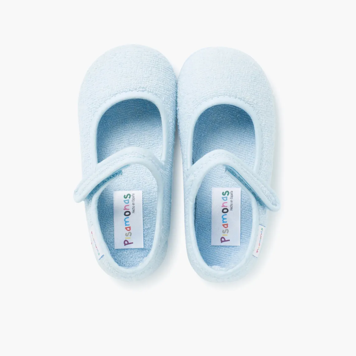 Chaussons Babies En Tissu Éponge Avec À Scratch