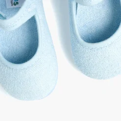 Chaussons Babies En Tissu Éponge Avec À Scratch
