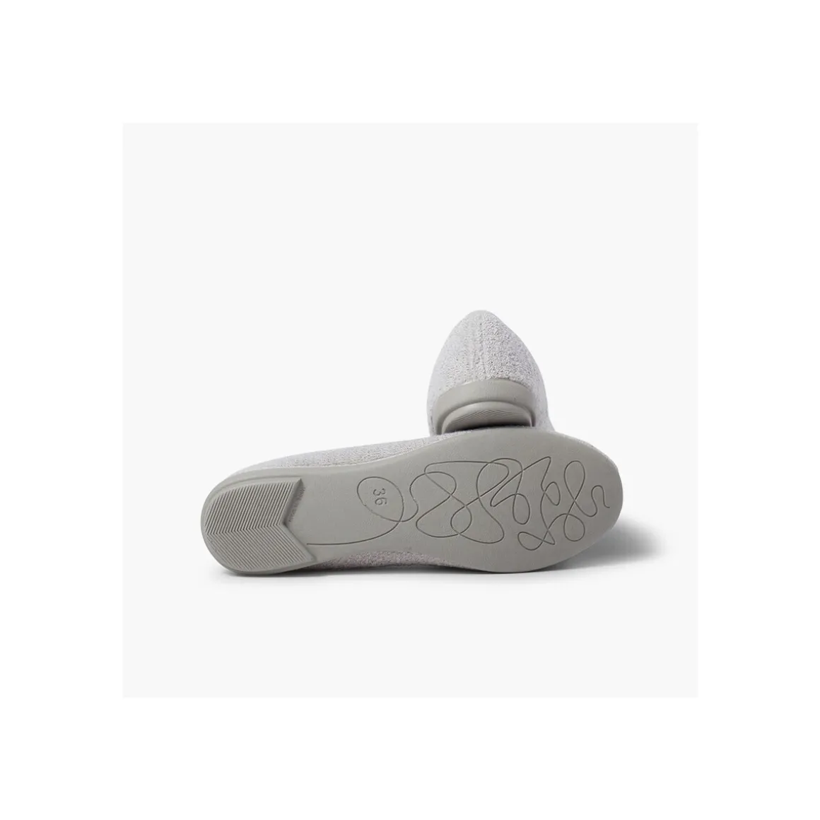 Chaussons Ballerines En Tissue Serviette