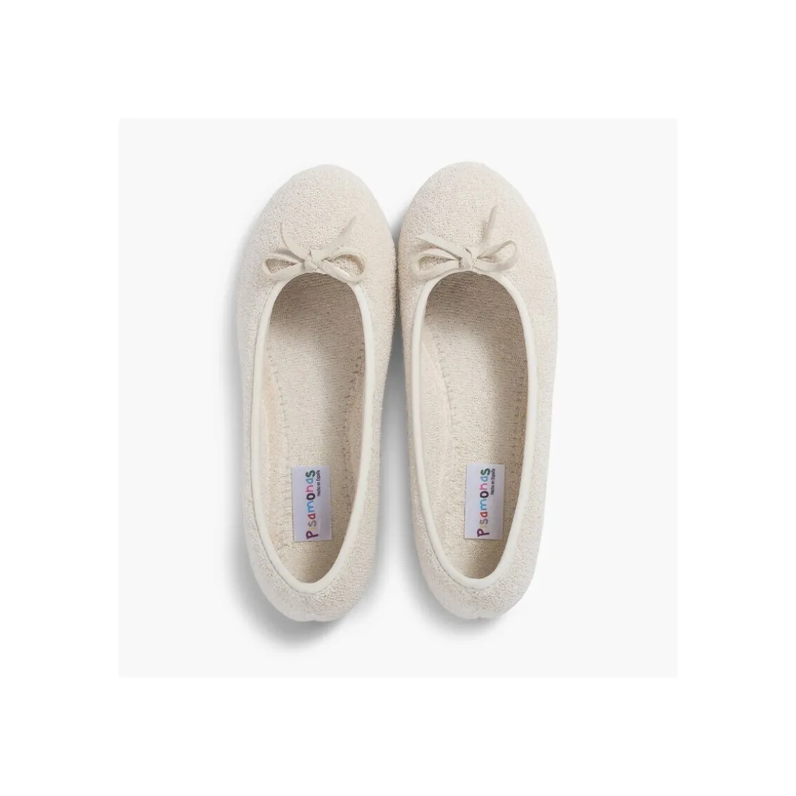Chaussons Ballerines En Tissue Serviette