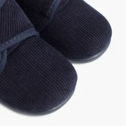 Chaussons En Velours Côtelé À Scratch