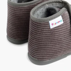 Chaussons En Velours Côtelé À Scratch