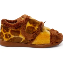 Chaussons Fourrure Girafe