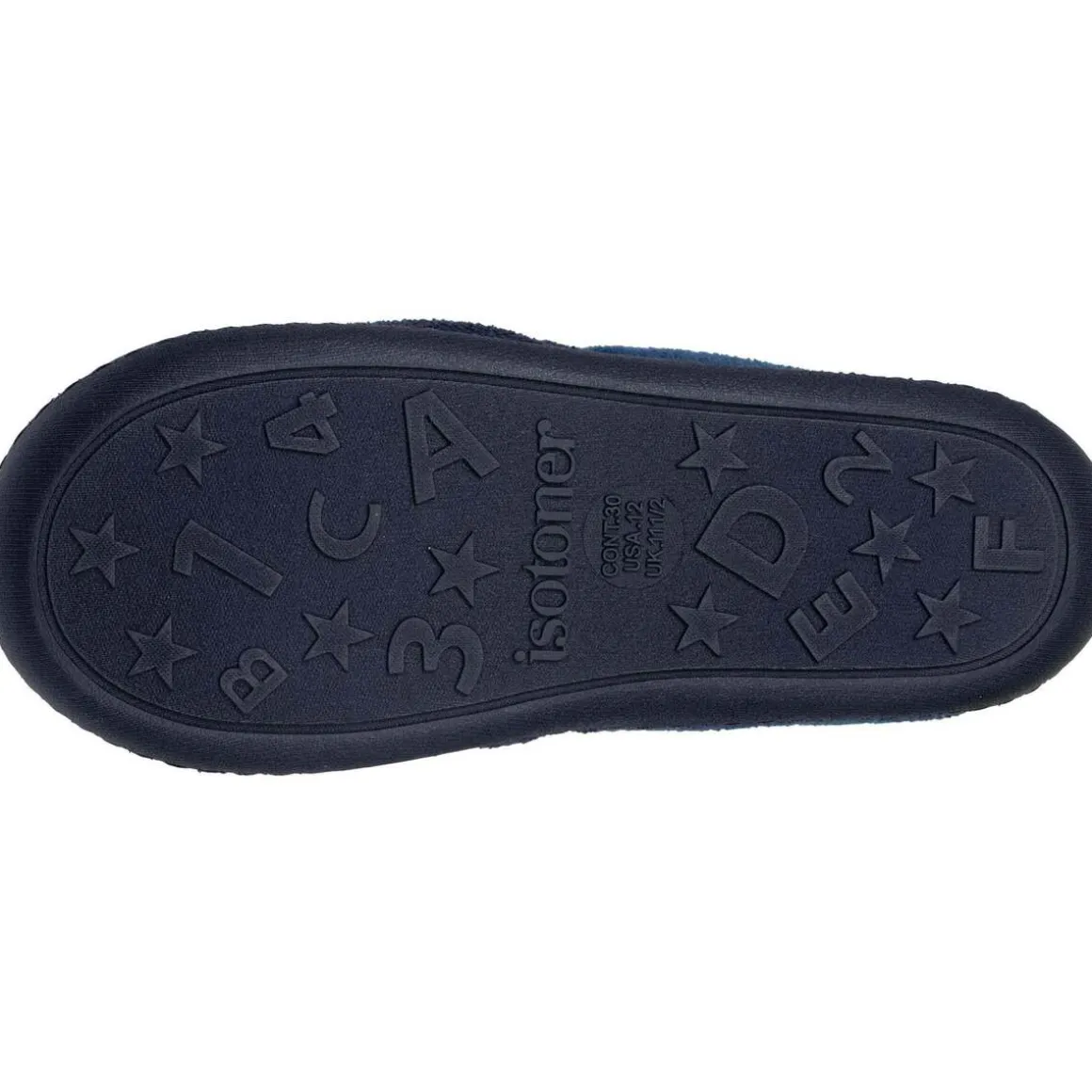 Chaussons mocassins Enfant Marine monstre jaune