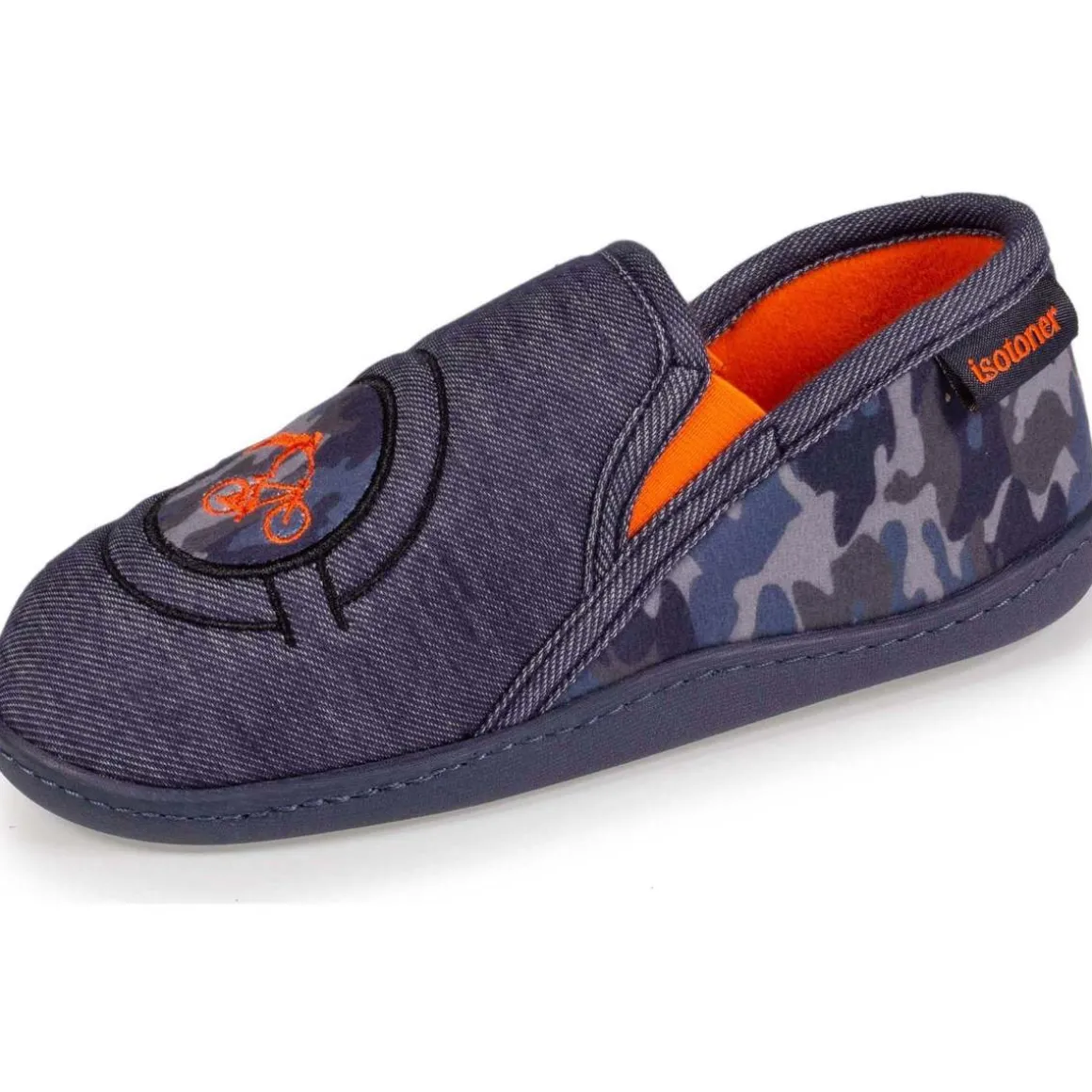Chaussons mocassins Enfant Denim Marine