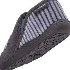 Chaussons mocassins Enfant Monstre rayé