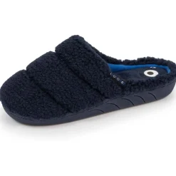 Chaussons mules Junior Marine matelassé