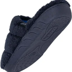 Chaussons mules Junior Marine matelassé