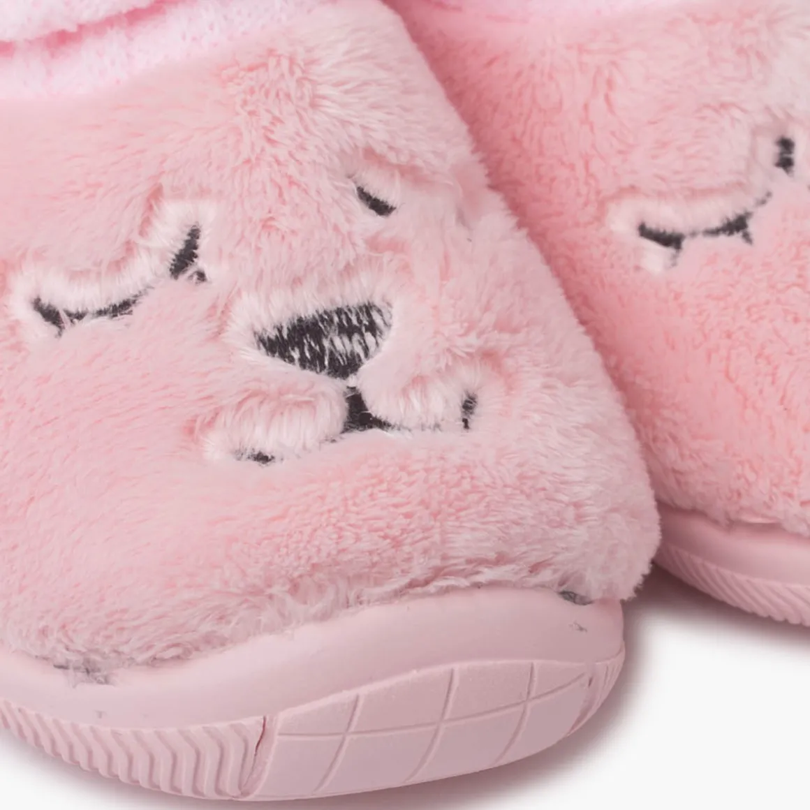 Chaussons Ours En Fourrure Douce Chaussettes