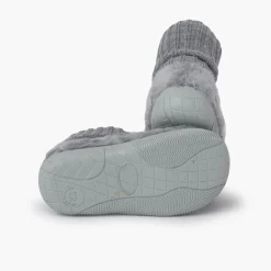 Chaussons Ours En Fourrure Douce Chaussettes
