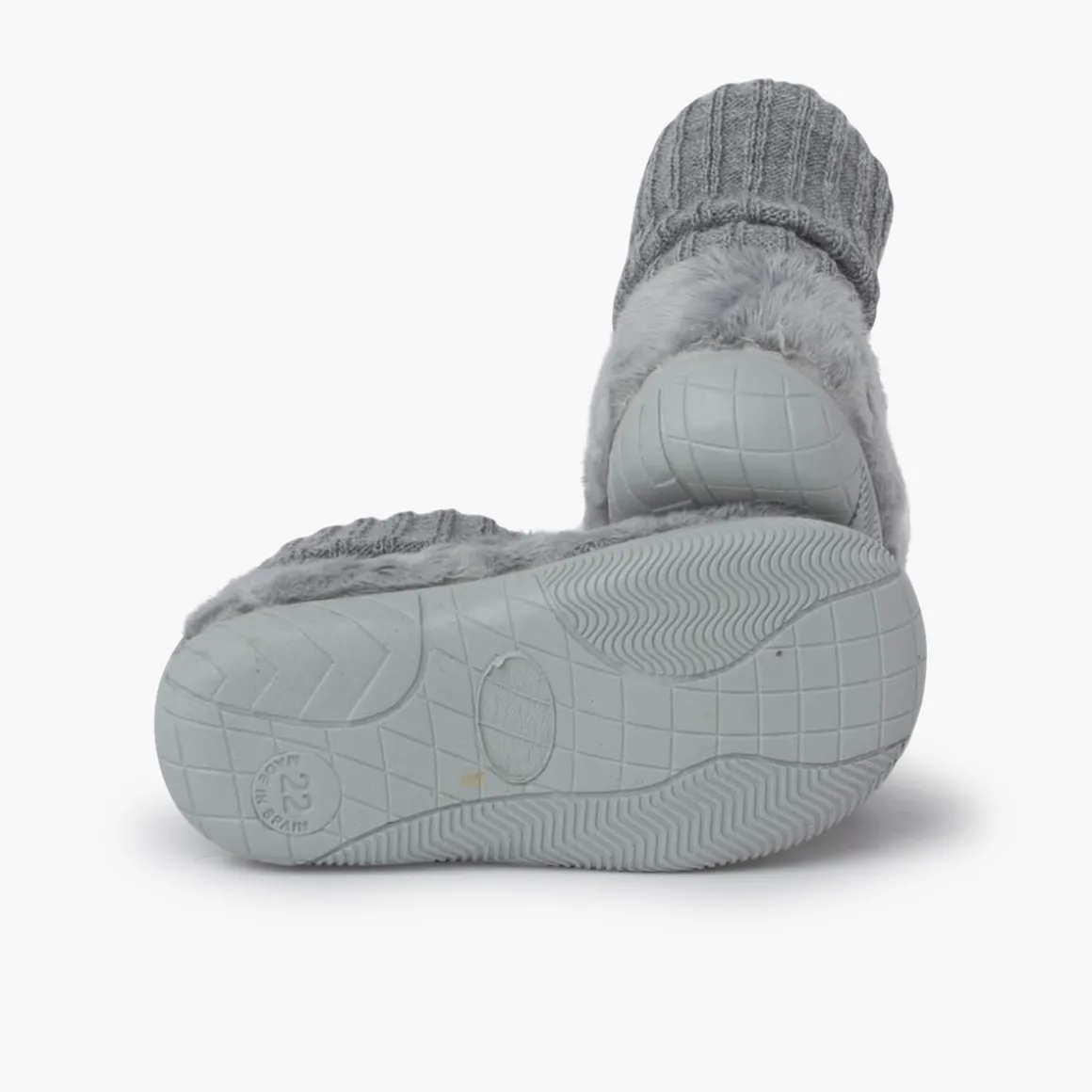 Chaussons Ours En Fourrure Douce Chaussettes