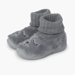 Chaussons Ours En Fourrure Douce Chaussettes