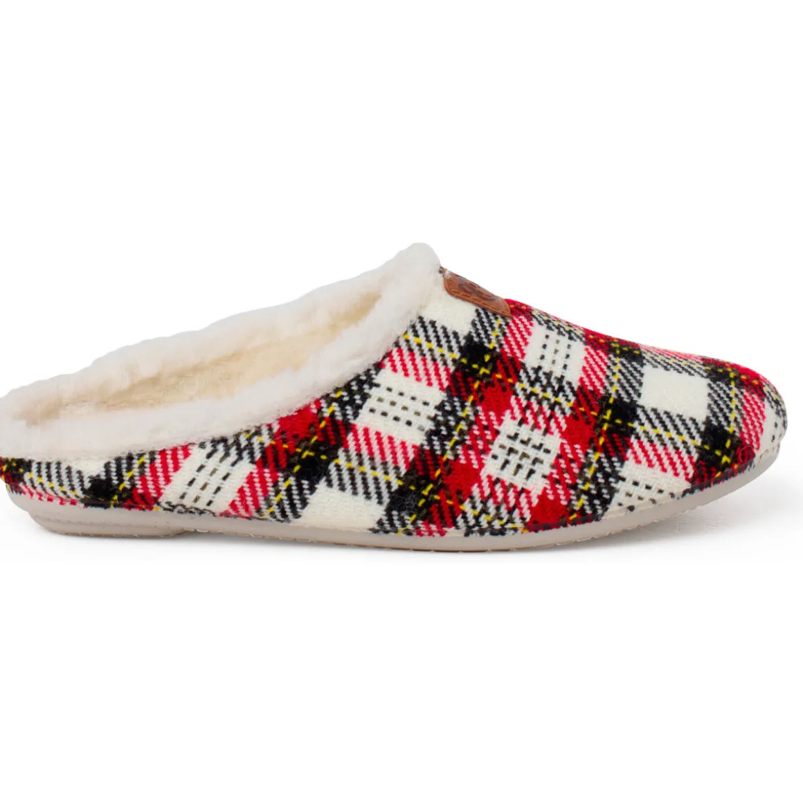 Chaussons Pure Laine Carreaux