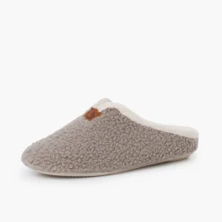 Chaussons Sabot Façon Peau De Mouton