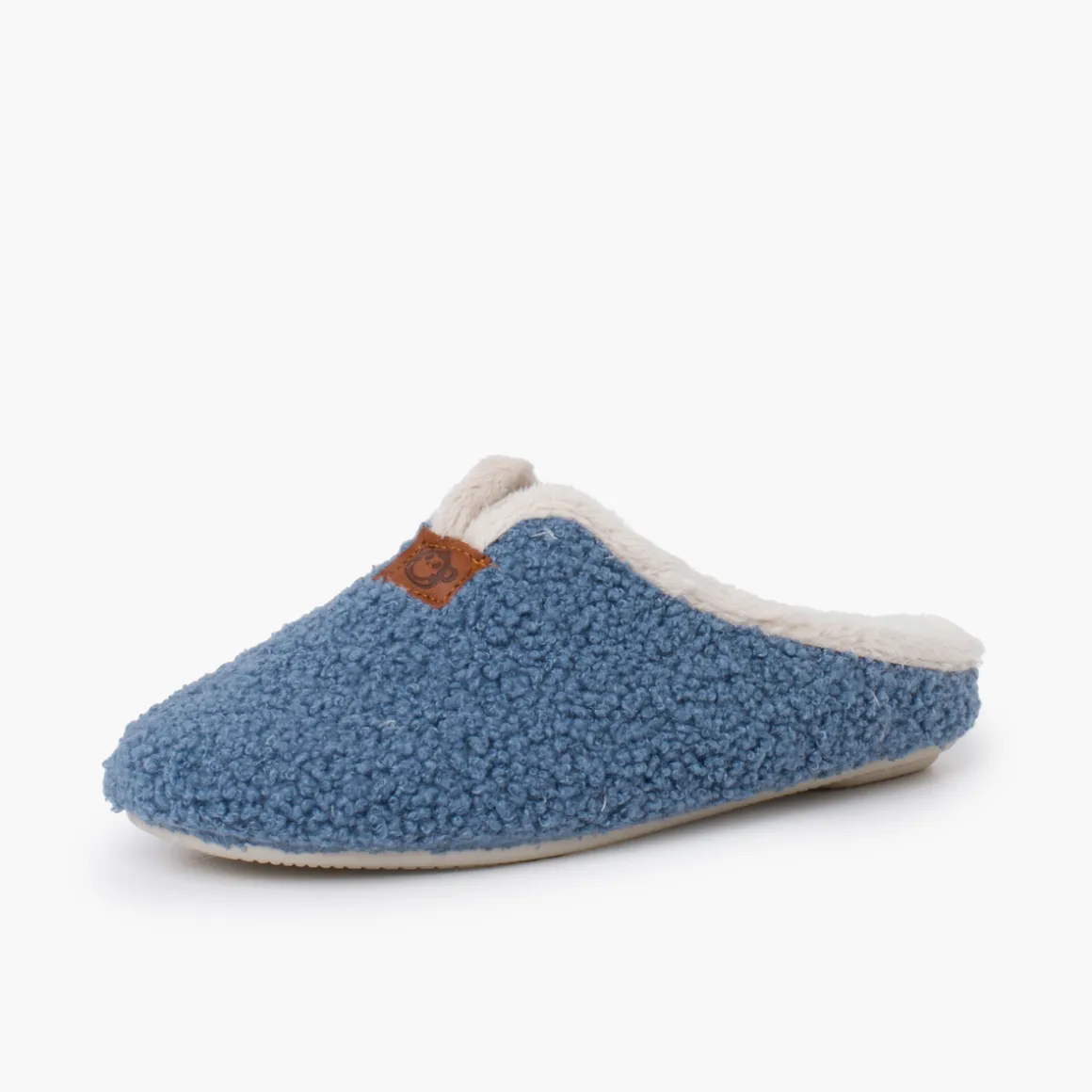 Chaussons Sabot Façon Peau De Mouton