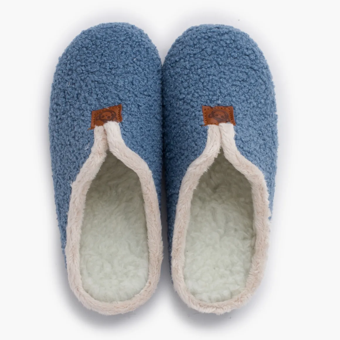 Chaussons Sabot Façon Peau De Mouton