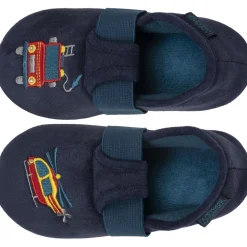 Chaussons slippers Garçon Pompier Marine