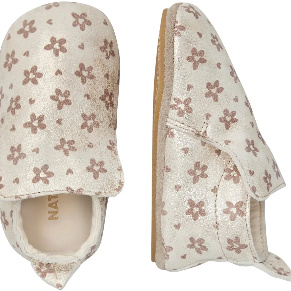Chaussures de berceau en cuir PLUMARD 2