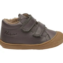 Chaussures premiers pas en cuir doublés en laine COCOON VL