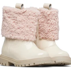 Chaussures premiers pas en vernis et tissu FLOWWY ZIP