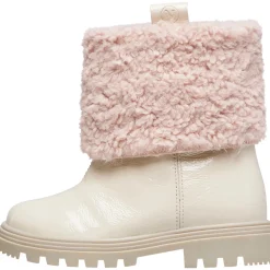 Chaussures premiers pas en vernis et tissu FLOWWY ZIP
