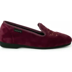 Chaussures Venitiennes Velours Avec Broderie