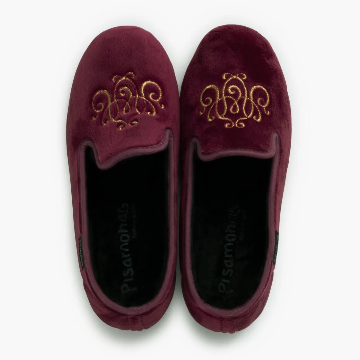 Chaussures Venitiennes Velours Avec Broderie
