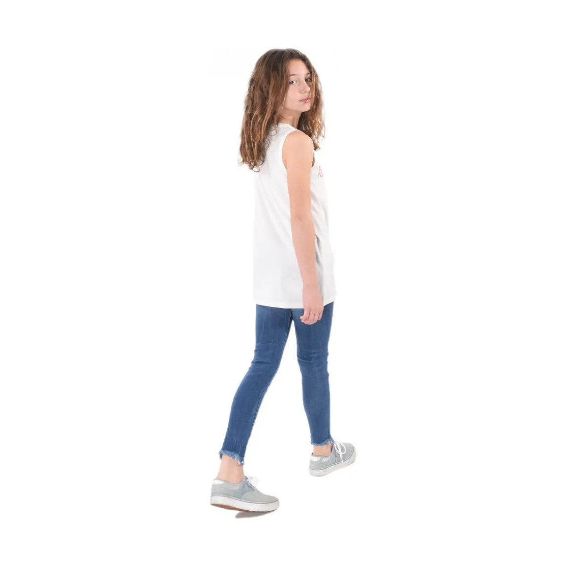 Débardeur Fille Fake Off White