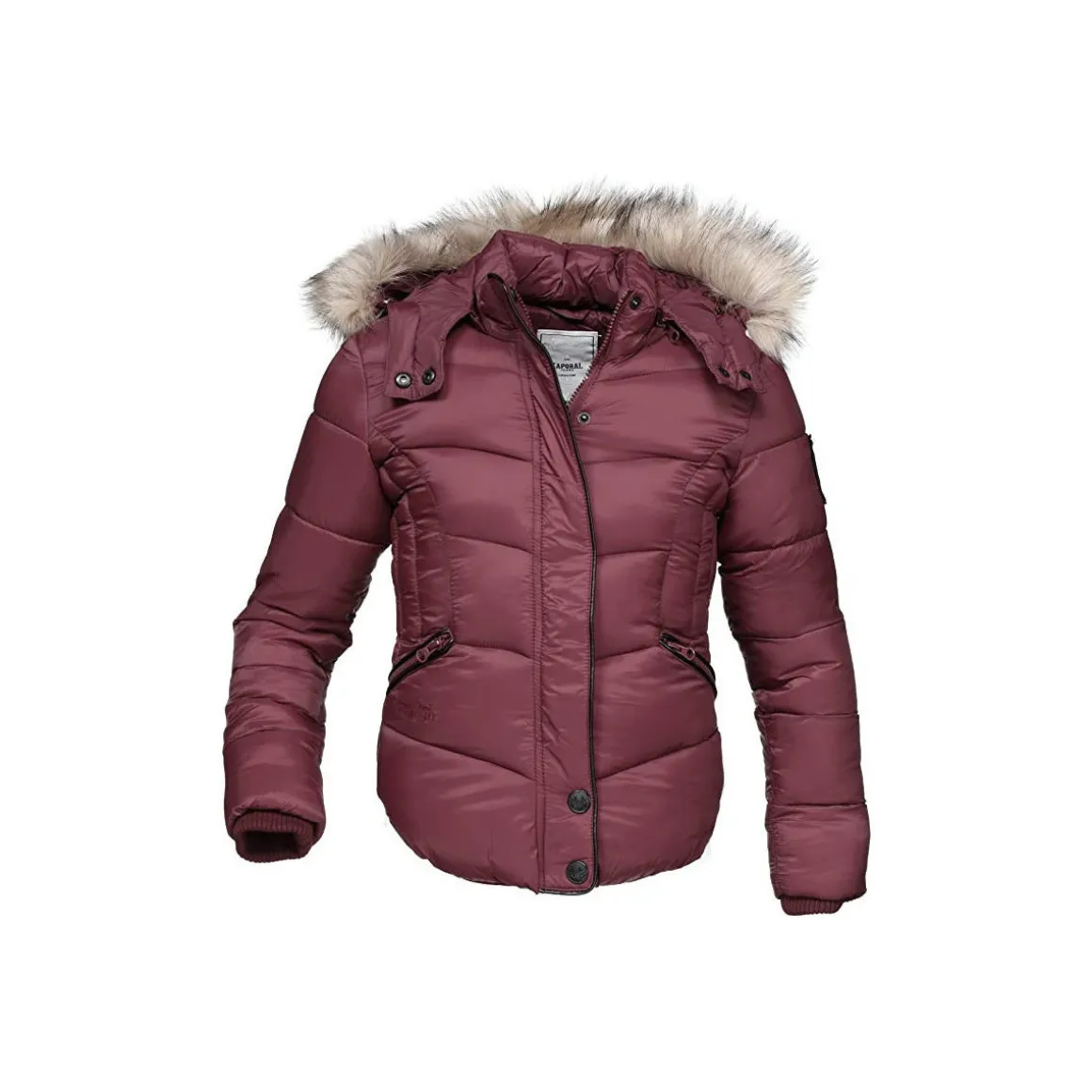 doudoune fille anna bordeaux
