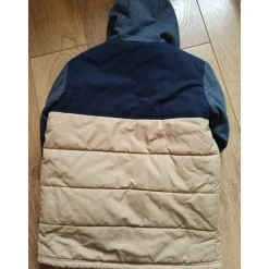Doudoune Quicksilver beige bleu et gris - 12 ans