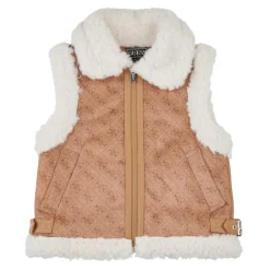FAUX SUEDE VEST