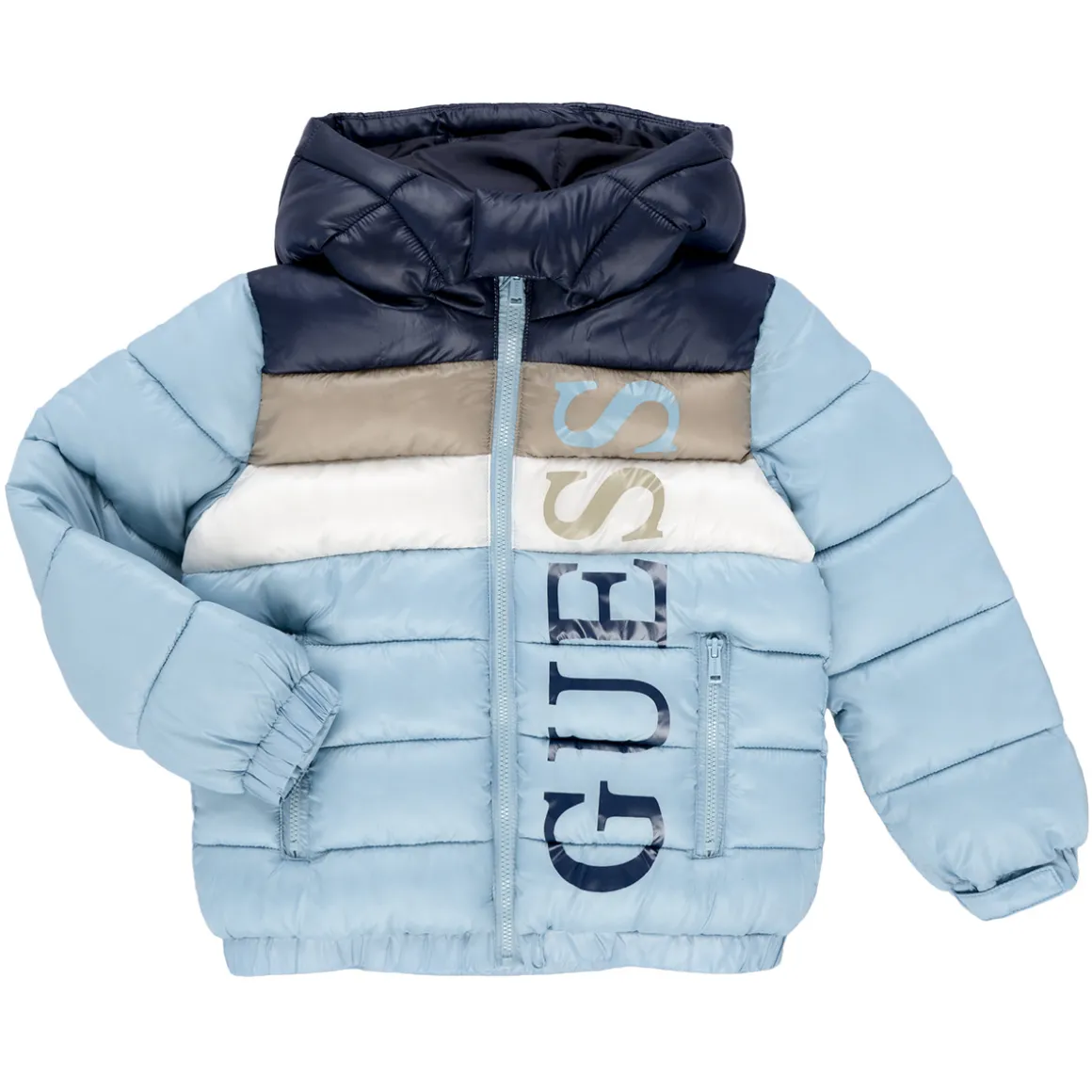 HOODED PADDED LS PUFFER W/ZIP