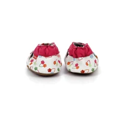 Kickbaby, Chaussons Fille, Blanc Cerise