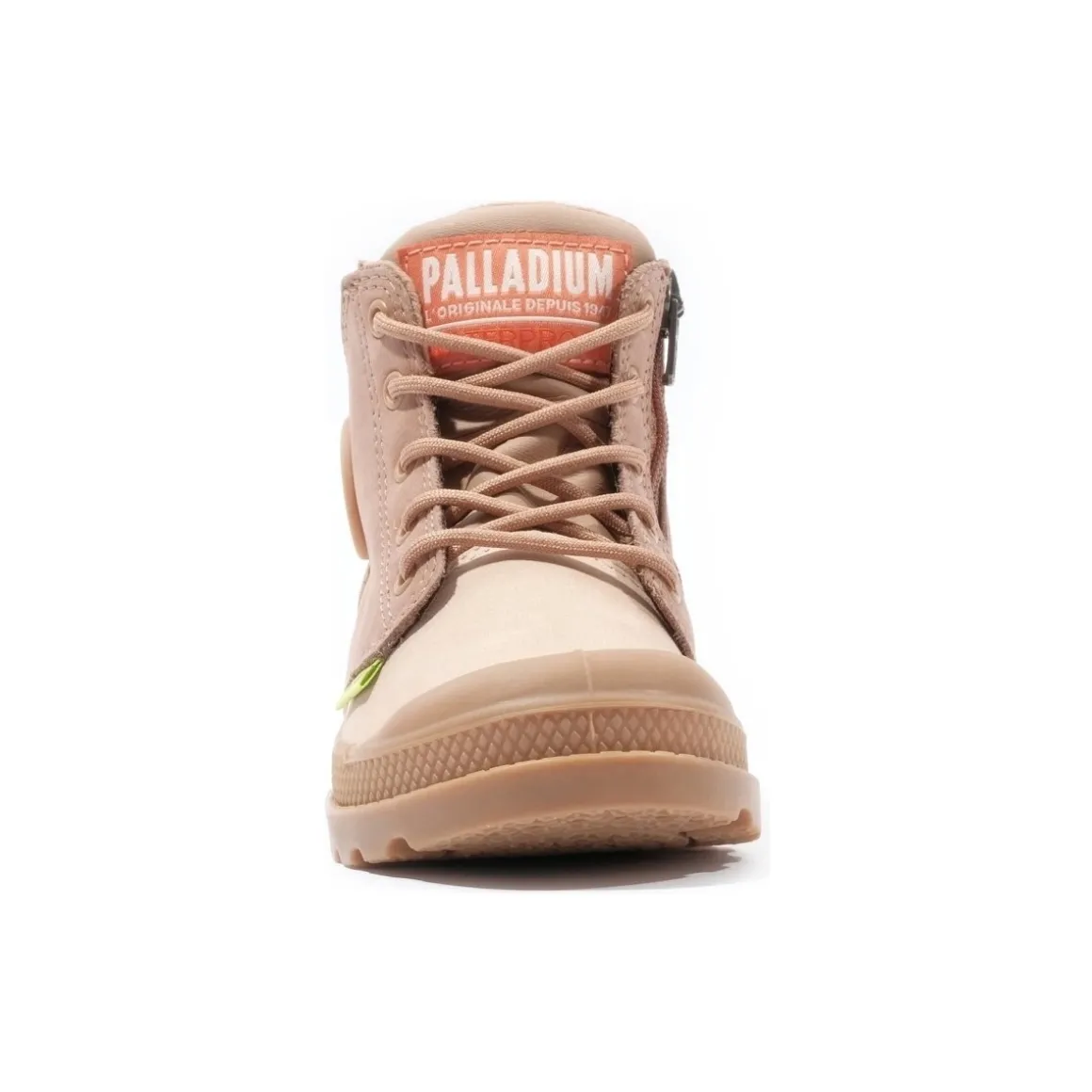 Pampa HI Cuff Kids Boots - Beige Tan/Nude Brown