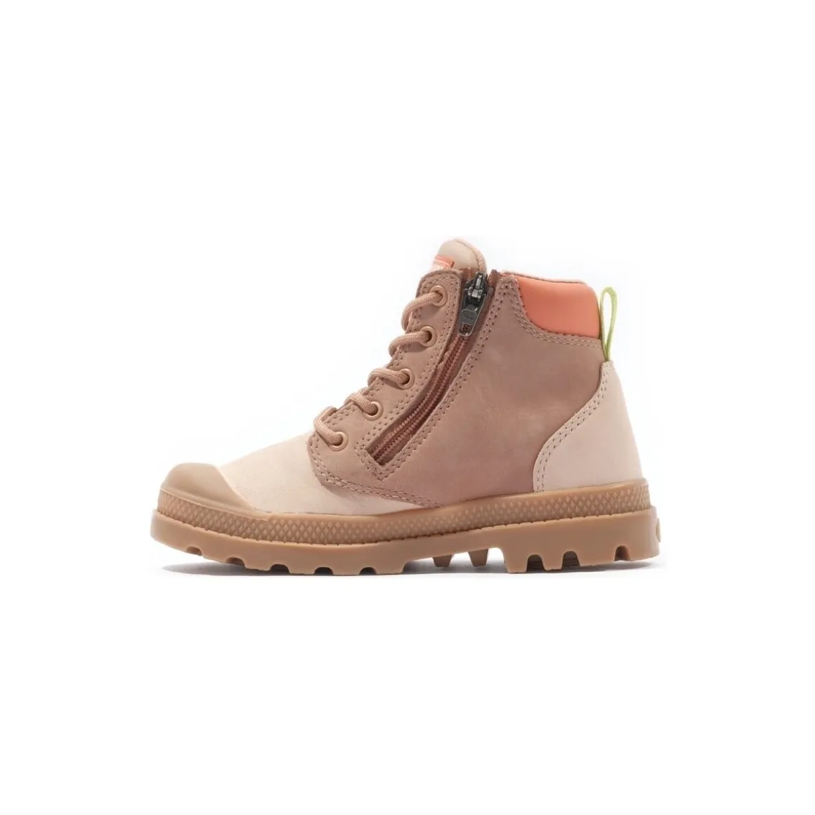 Pampa HI Cuff Kids Boots - Beige Tan/Nude Brown