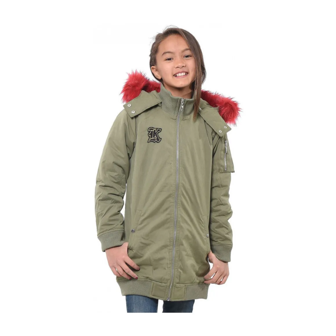 Parka Fille Awin Kaki