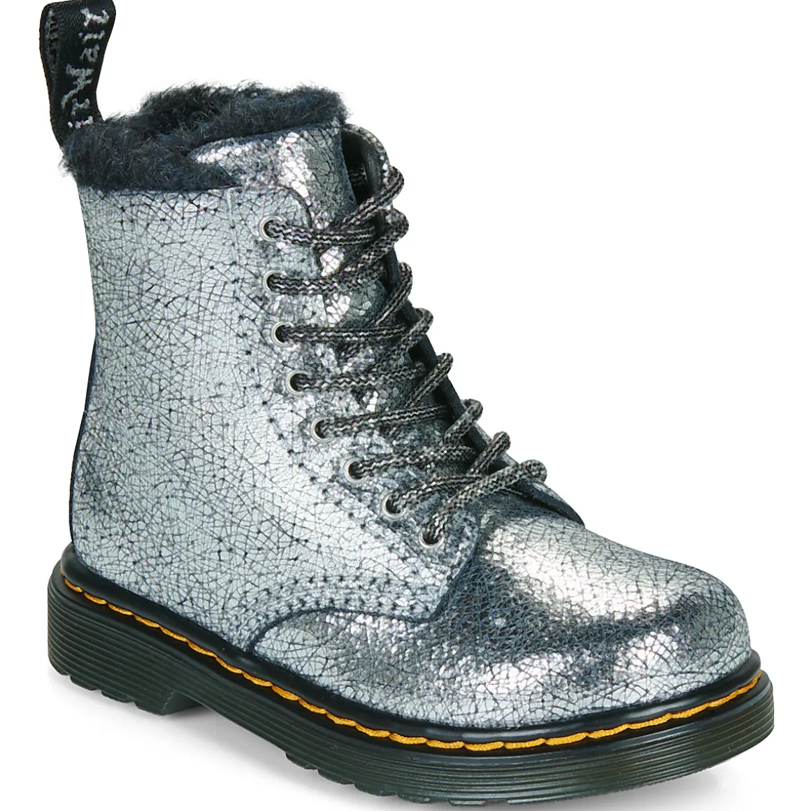 Serena T Silver Distressed Foil